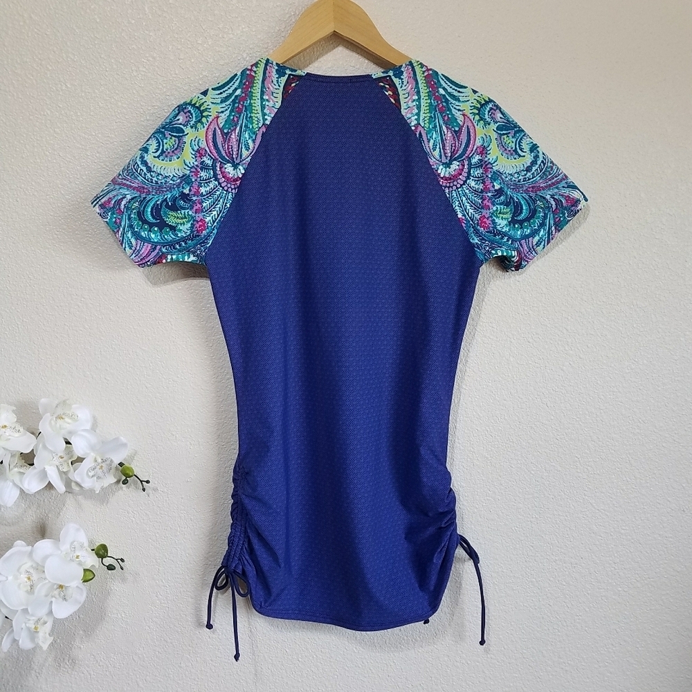 Title Nine Swim Rash Guard Top - Picture 2 of 5